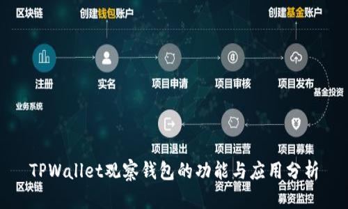 TPWallet观察钱包的功能与应用分析